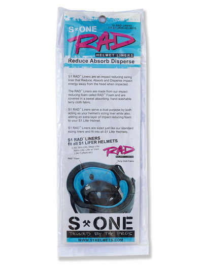 S1 Helmet RAD Liners - Impact Reducing Sizing Liners